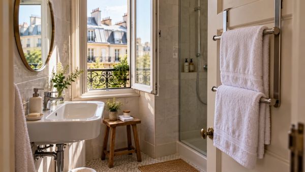 10 porte serviettes indispansables pour gagner de l'espace en salle de bain