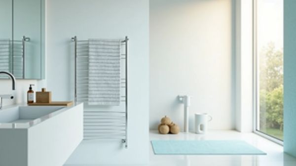 Optimisez l'espace dans votre salle de bain avec un porte serviette pratique